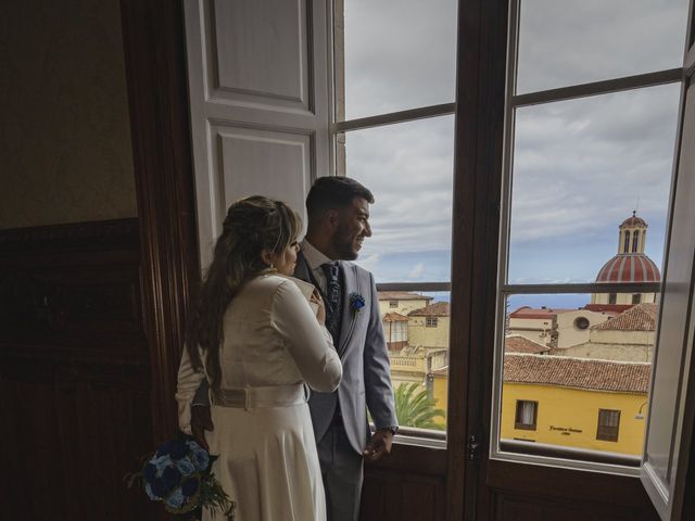La boda de Domingo y Itahisa en La Orotava, Santa Cruz de Tenerife 42