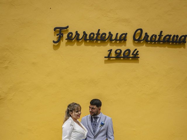 La boda de Domingo y Itahisa en La Orotava, Santa Cruz de Tenerife 47