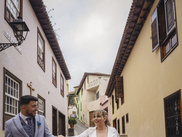 La boda de Domingo y Itahisa en La Orotava, Santa Cruz de Tenerife 48