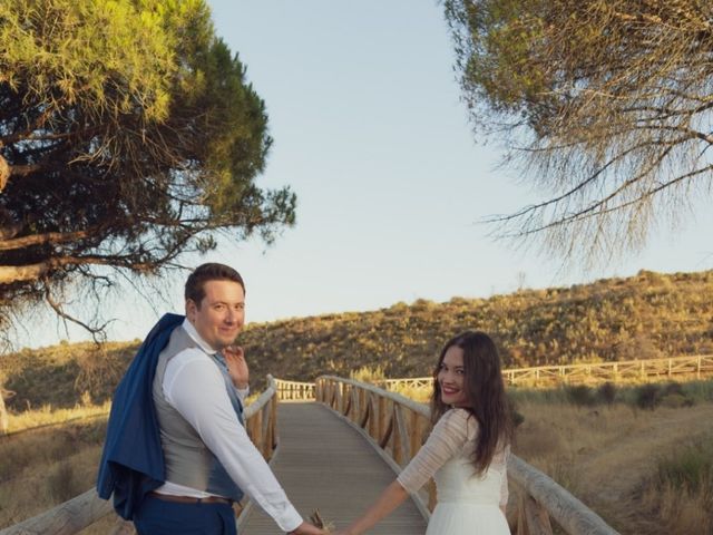 La boda de Sergio y Alexandra en Gibraleon, Huelva 10