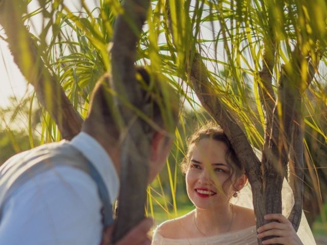 La boda de Sergio y Alexandra en Gibraleon, Huelva 12