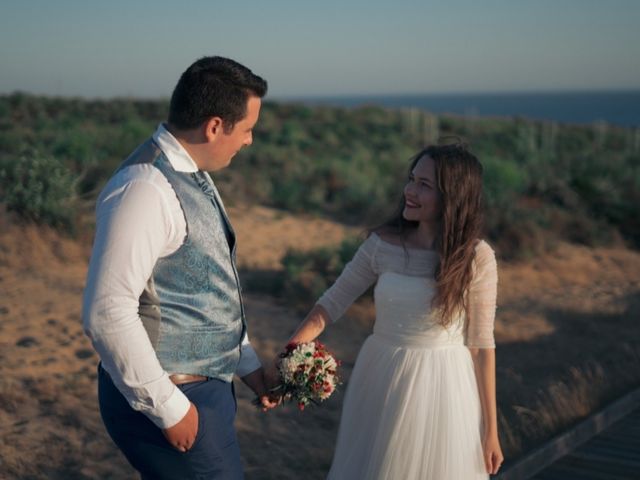 La boda de Sergio y Alexandra en Gibraleon, Huelva 15