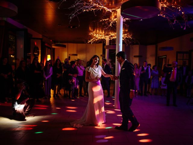 La boda de Gal y Agnes en Sant Cugat Sesgarrigues, Barcelona 78