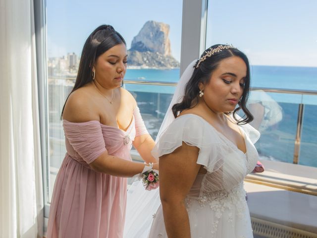 La boda de Roberto y Denisse en Calp/calpe, Alicante 9