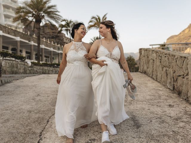 La boda de Giselle y Teresa en Taurito, Las Palmas 9