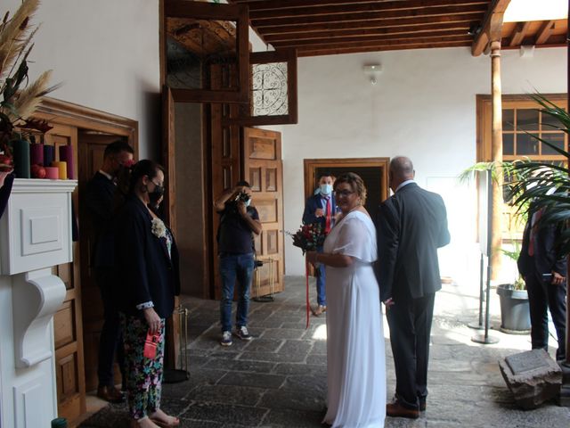 La boda de Epifanio  y Eva  en San Cristóbal de La Laguna, Santa Cruz de Tenerife 1