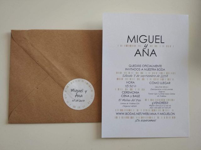 La boda de Miguel y Ana en Ventosilla Y Tejadilla, Segovia 3