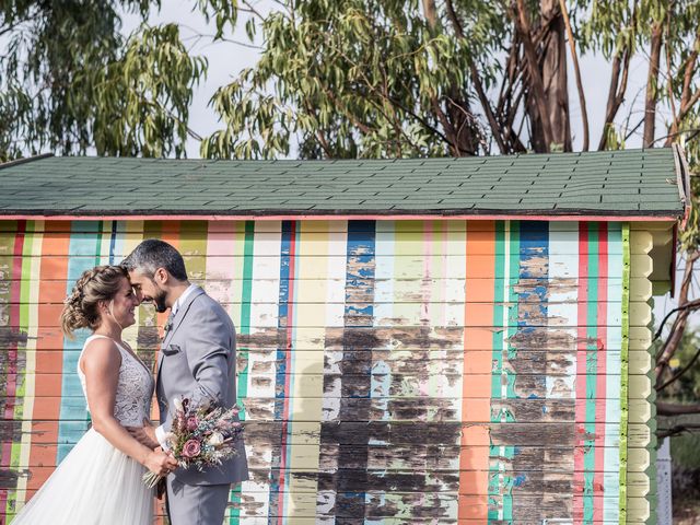 La boda de César y Mamen en San Agustin De Guadalix, Madrid 1