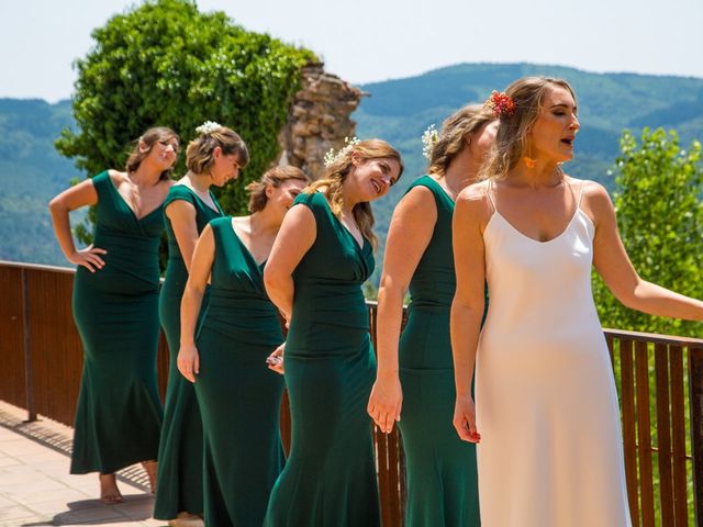 La boda de Catherin y Josep en Sant Hilari Sacalm, Girona 11