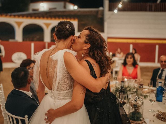 La boda de Rubén y Alba en Higuera La Real, Badajoz 94