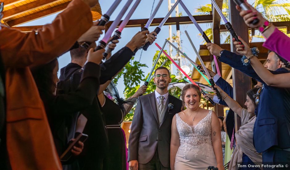 La boda de Sergio y Amor en Cajiz, Málaga