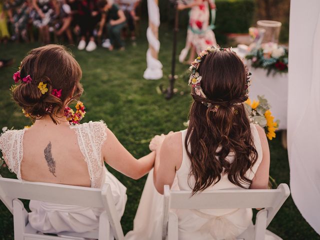 La boda de Capucine y Celia en Caracuel De Calatrava, Ciudad Real 59