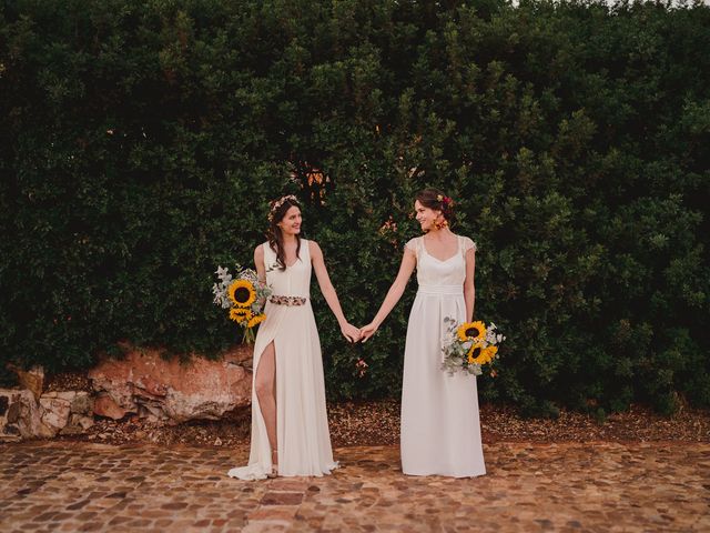 La boda de Capucine y Celia en Caracuel De Calatrava, Ciudad Real 80