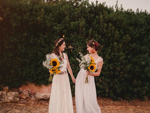 La boda de Capucine y Celia en Caracuel De Calatrava, Ciudad Real 84