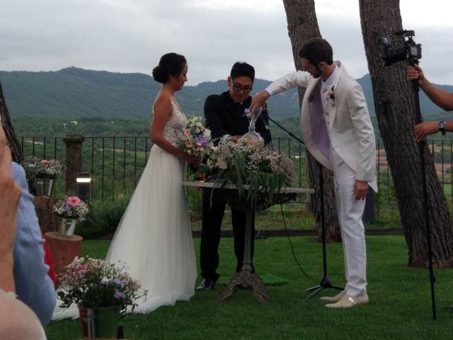 La boda de Andrés  y Vera Lucia  en Sant Marti De Tous, Barcelona 9