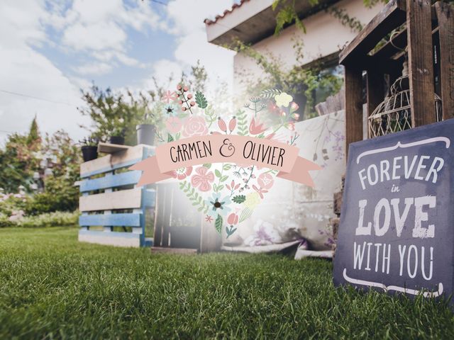 La boda de Olivier y Carmen en San Agustin De Guadalix, Madrid 1