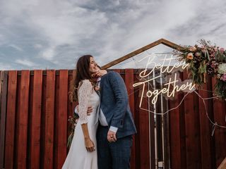 La boda de Victoria y Bret