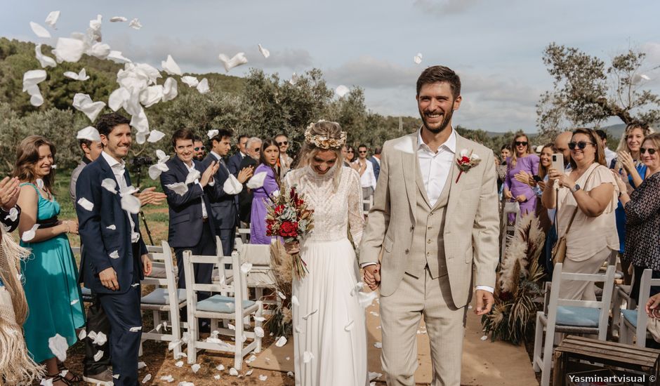 La boda de Néstor y Raquel en Sant Llorenç De Balàfia, Islas Baleares