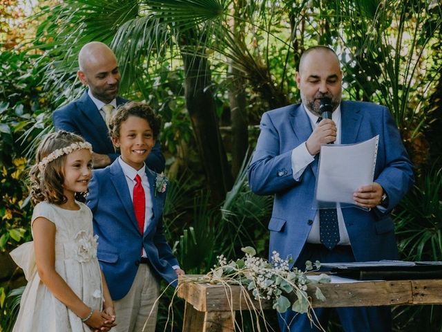 La boda de Óscar  y Massiel  en El Escorial, Madrid 26