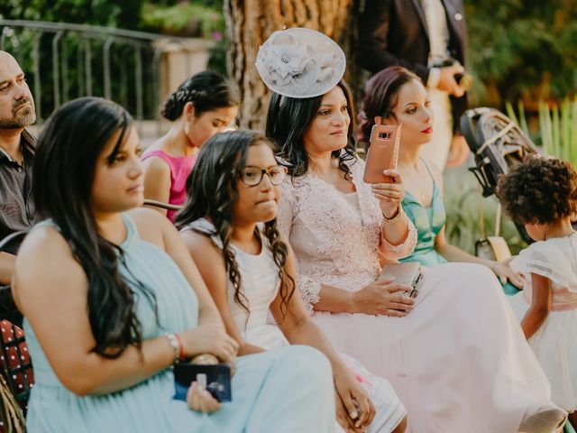 La boda de Óscar  y Massiel  en El Escorial, Madrid 28