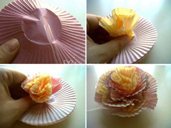 Molde de flores en papel o cartulina  Decoración de flores de papel, Cómo  hacer flores de papel, Flores de papel hechas a mano