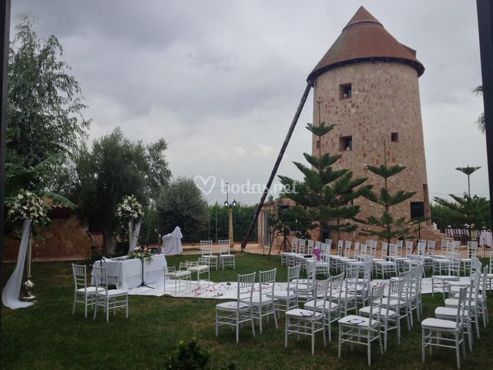 Ceremonia en el jardín de Molino de la Huerta | Foto 2