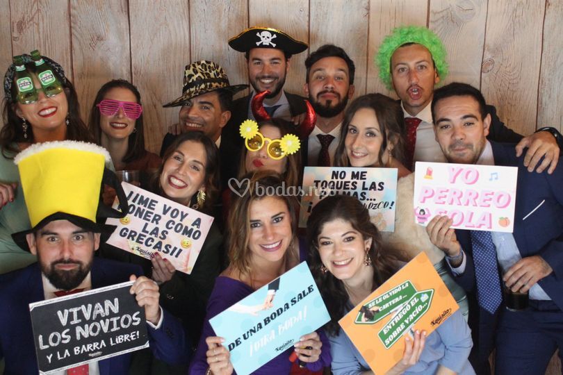 Xquisito Fotomatón, Videomatón 360° y Glitter bar