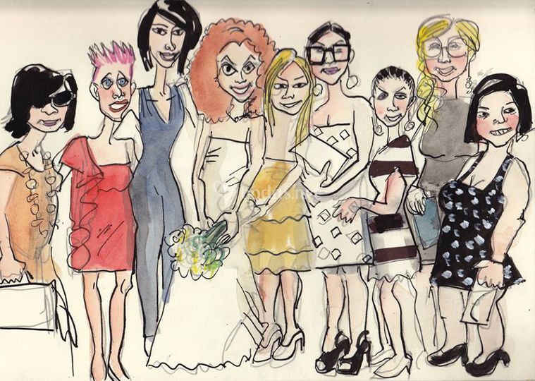 Valentino Menghi Retratista y Caricaturista