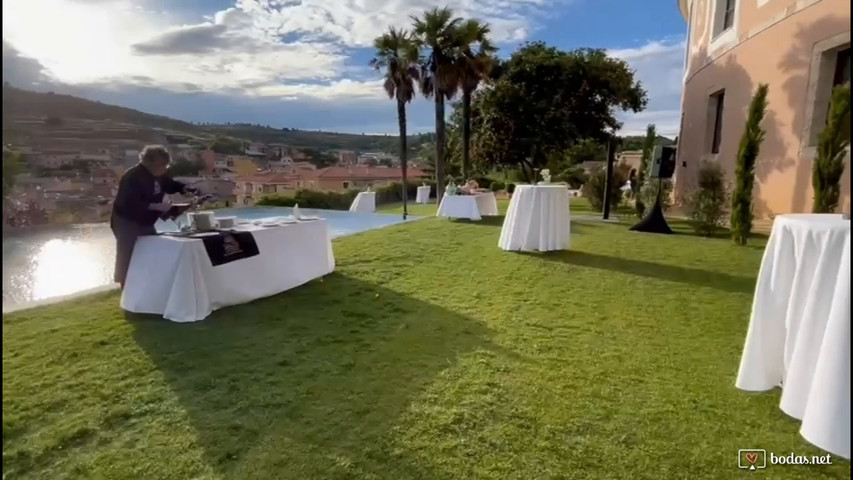 Cóctel en los Jardines de Castilla Termal Brihuega