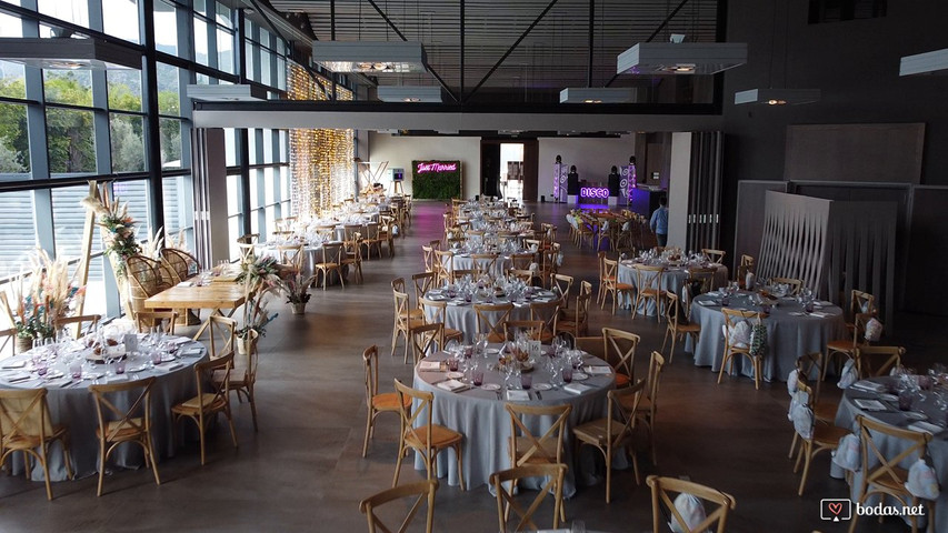 Vista del banquete