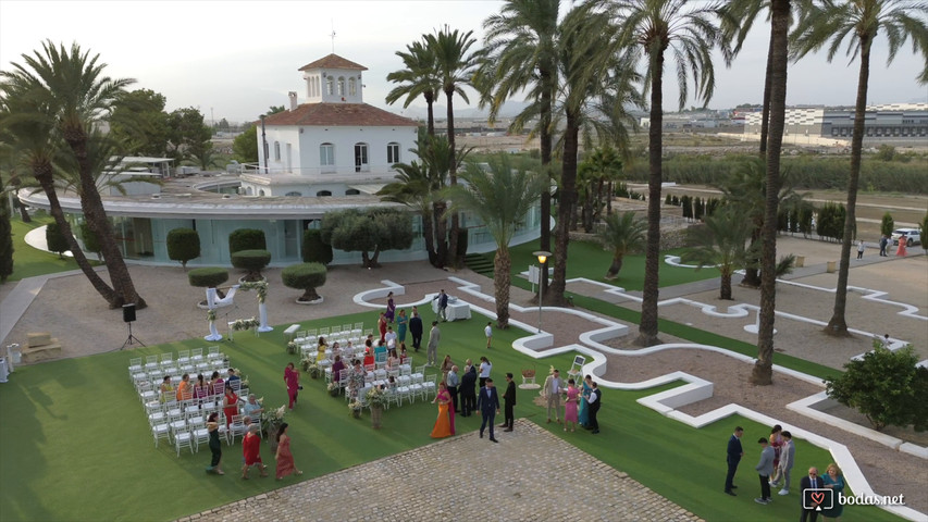 Jardín de la estación y Enfoques de Boda