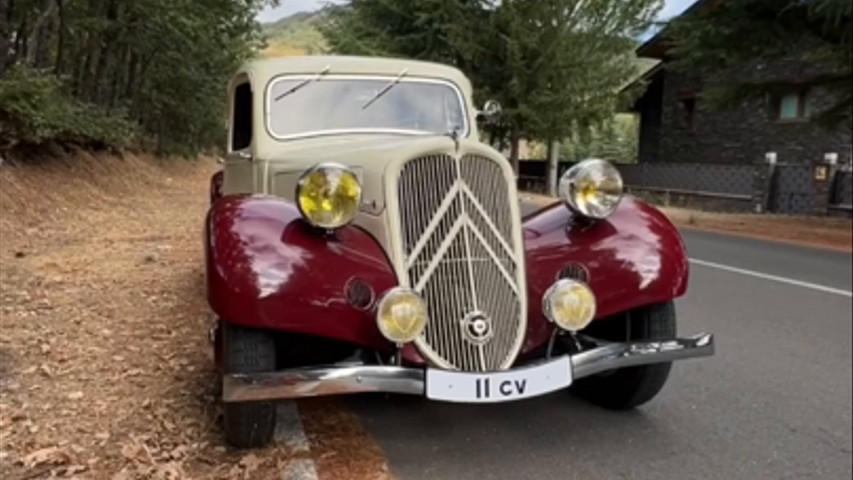 Citroën 11 ligero beige-granate