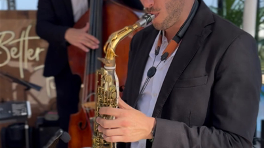 Trío de jazz para el cóctel