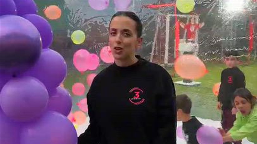 Iglú de globos 