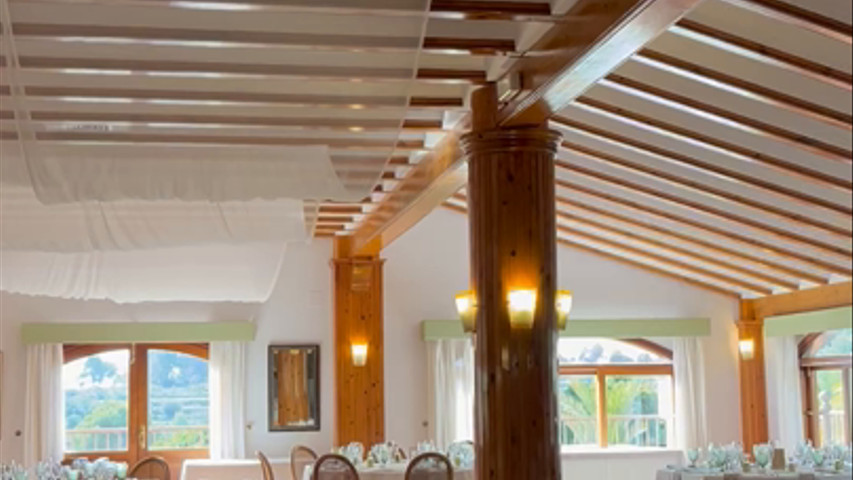 Drapeado de telas, decoración e iluminación 