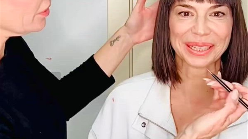 Maquillaje actriz 