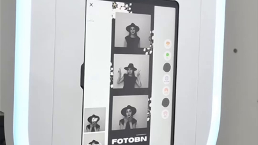 Del clic al glamour: así trabaja nuestro fotomatón