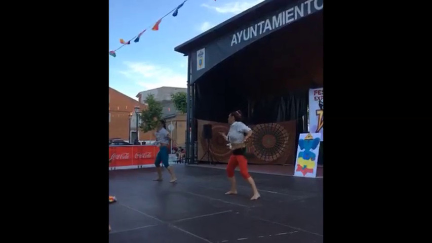 Muestra de danzas y animación