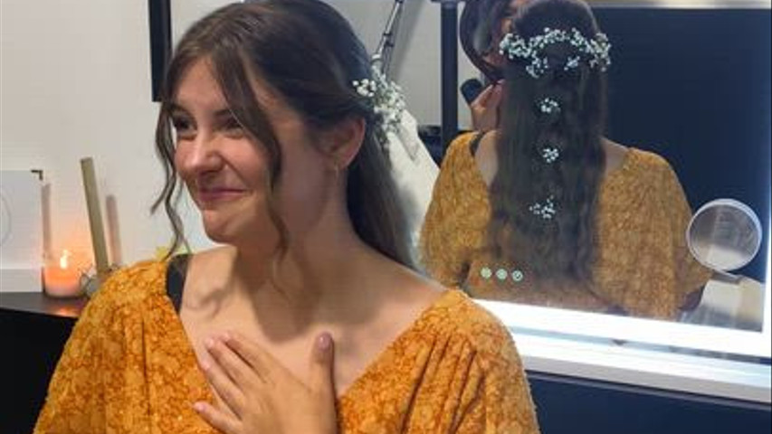La prueba de novia de María 