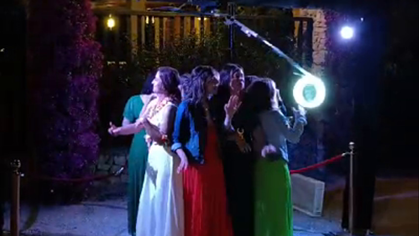 Fotomaton 360º aéreo en Boda