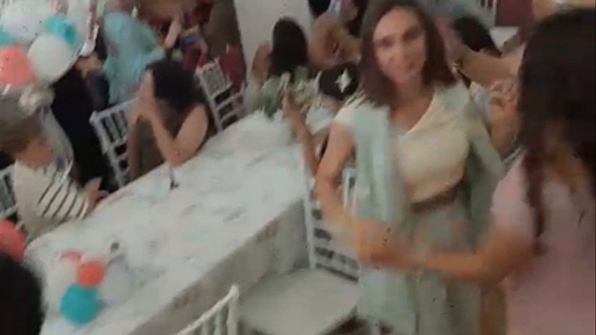 Fiesta en el banquete 