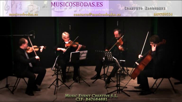 Adagio de Albinoni. Cuarteto Zagrodzki