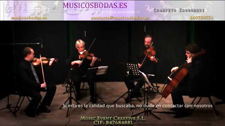 Aleluya de Häendel. Cuarteto Zagrodzki