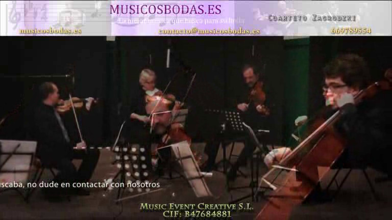 Aleluya de Mozart. Cuarteto Zagrodzki.
