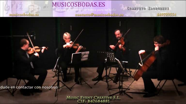 Aria de la Suite nº3 de Bach. Cuarteto Zagrodzki