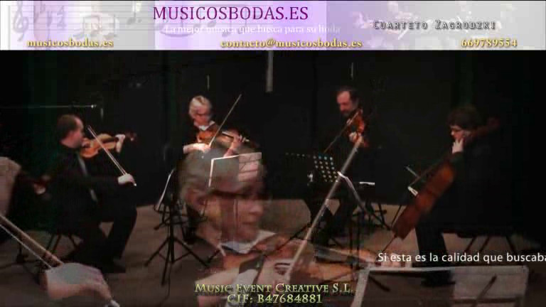 Arioso de Bach. Cuarteto Zagrodzki