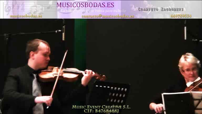 Marcha Nupcial de Mendelssohn. Cuarteto Zagrodzki.