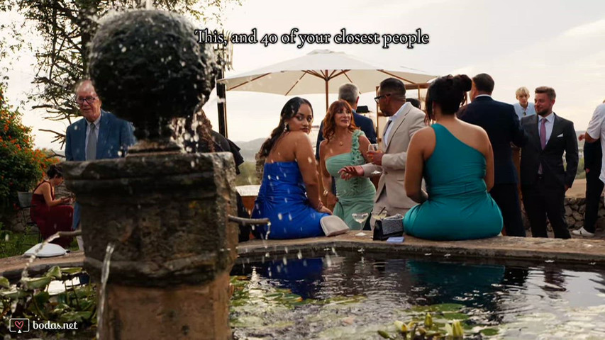 An intimate destination wedding