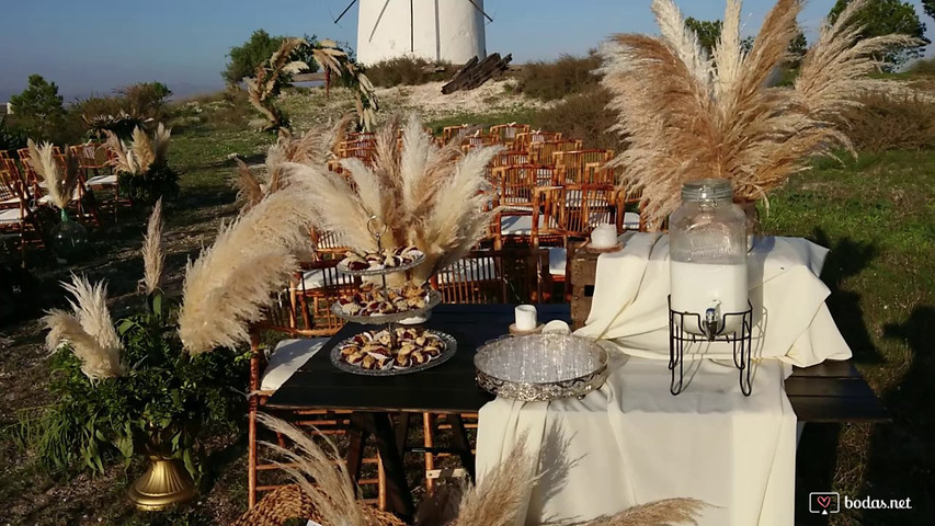 Boda boho en el Molino de Férnan Perez. Cabo de Gata