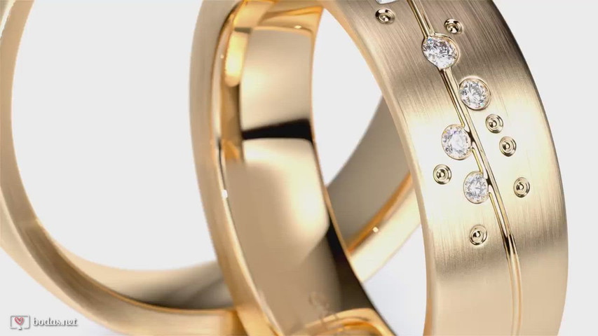 Anillos de bodas con diamantes y diseños únicos